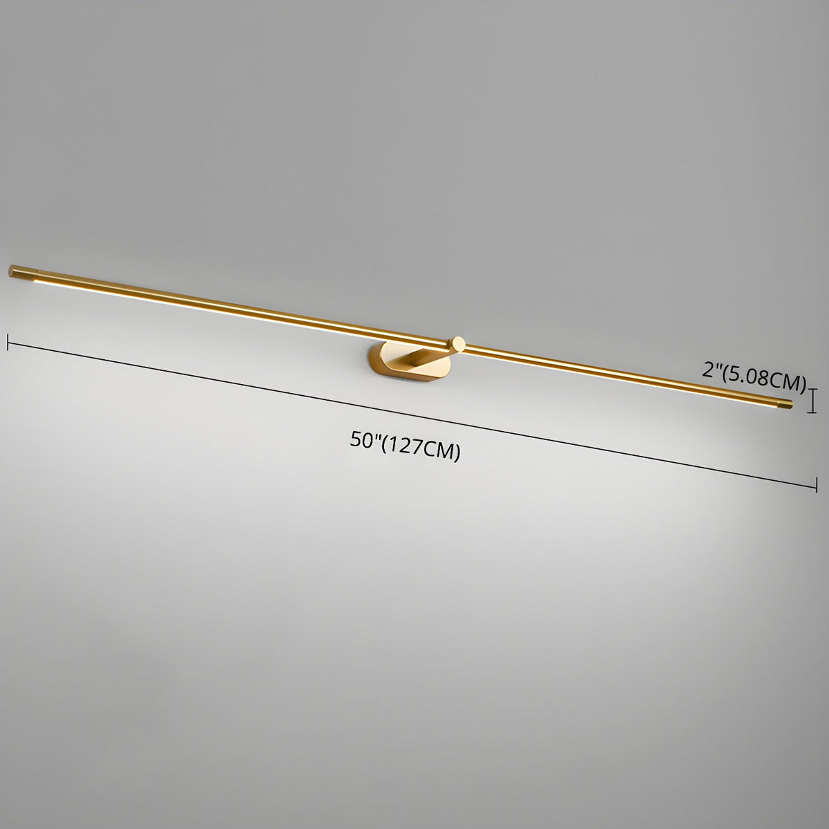 Applique murale minimaliste en aluminium Arvenna pour tableaux
