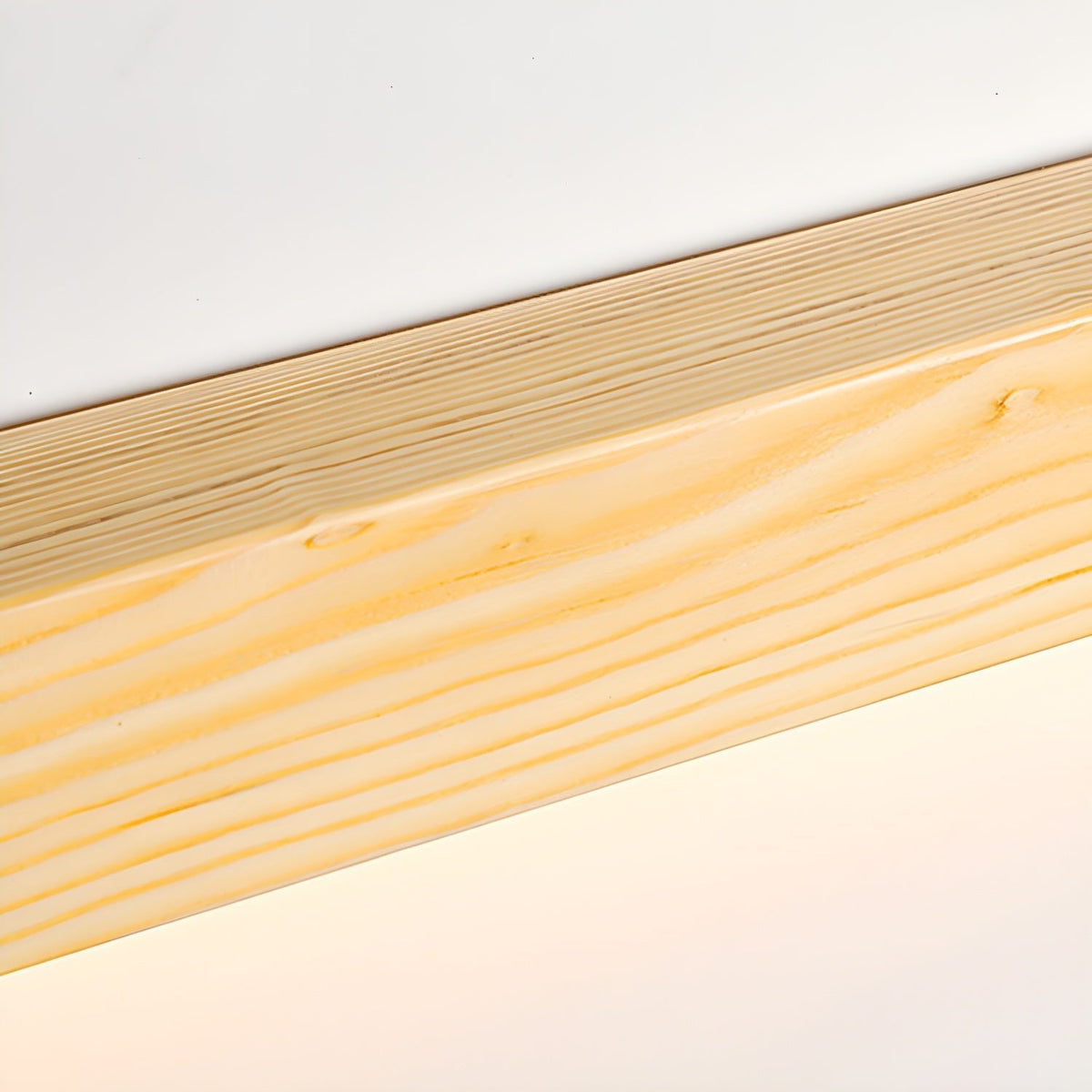 Applique murale linéaire fine en bois