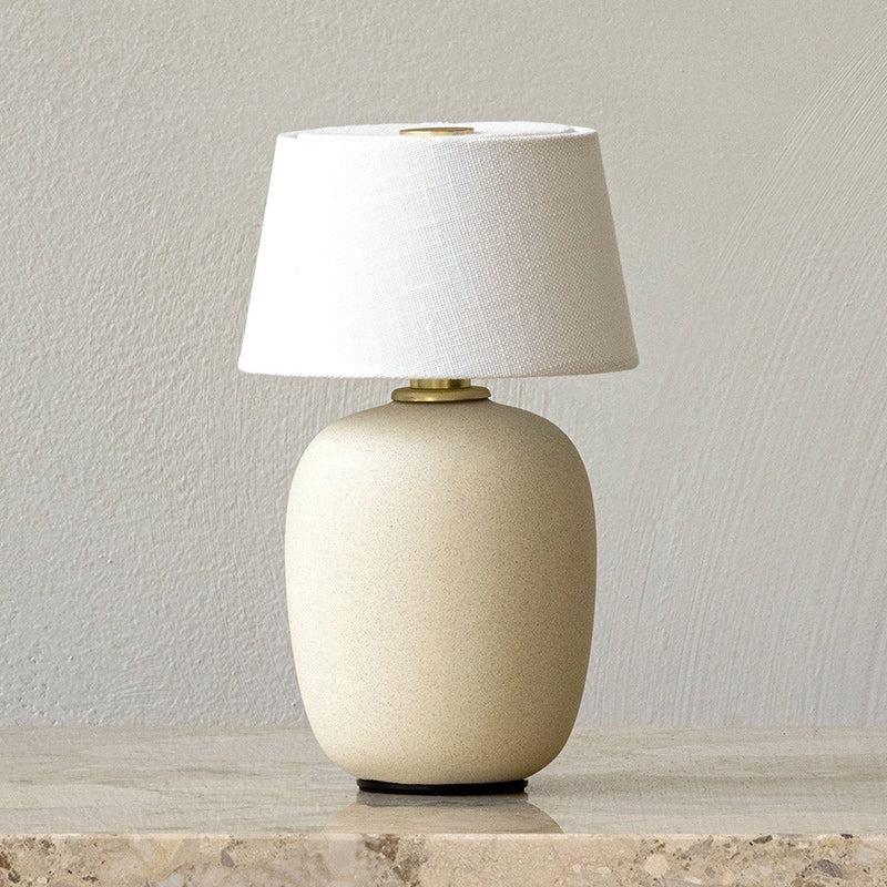 Lampe de table scandinave Halvorn en céramique