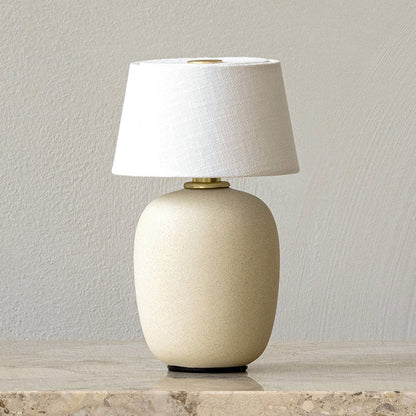 Lampe de table scandinave Halvorn en céramique