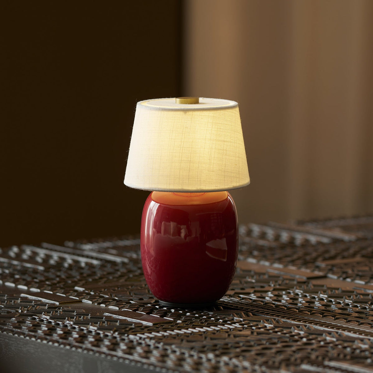 Lampe de table scandinave Halvorn en céramique