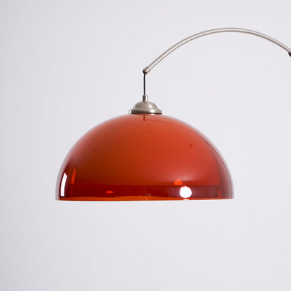 Lampadaire en noyer arqué Halberon