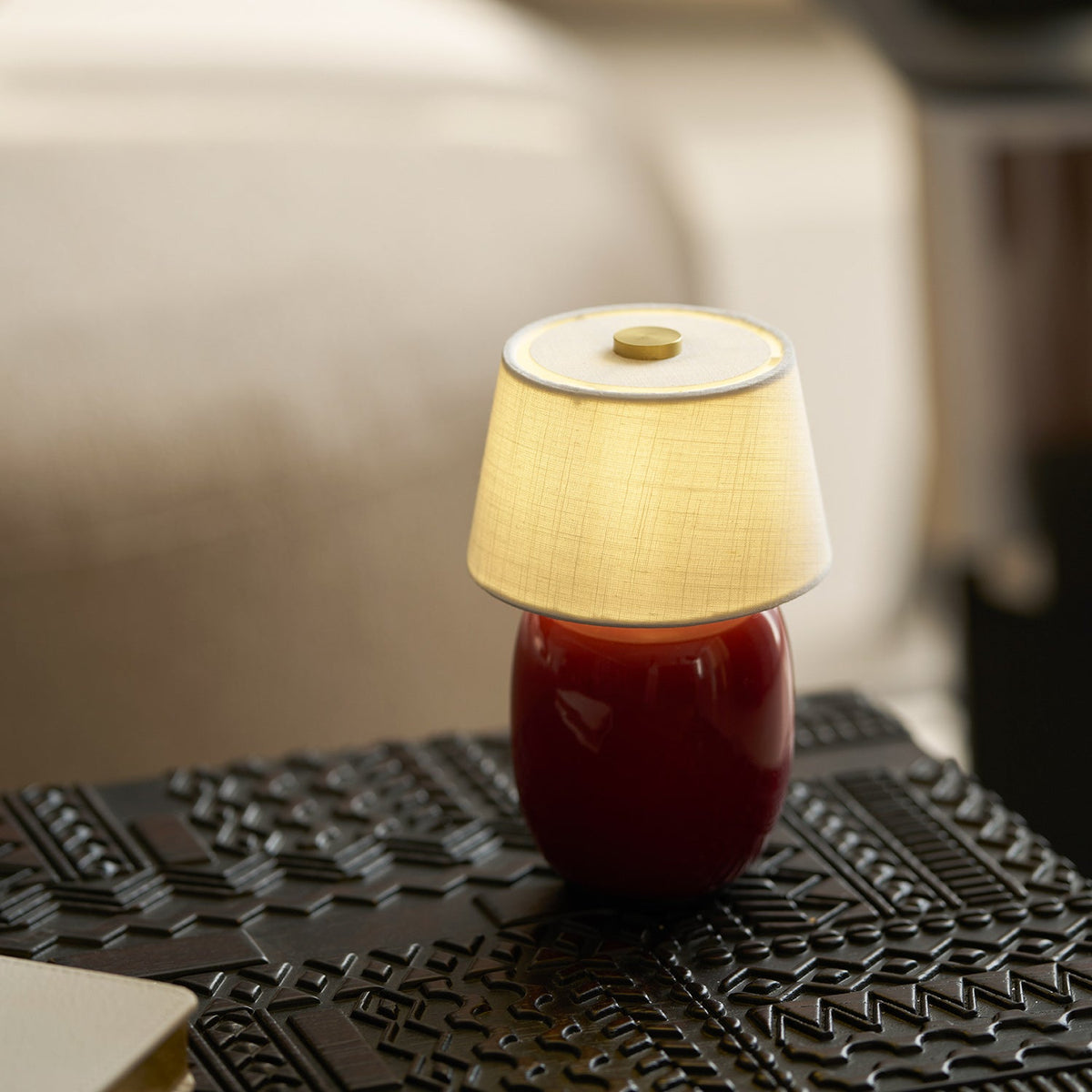 Lampe de table scandinave Halvorn en céramique