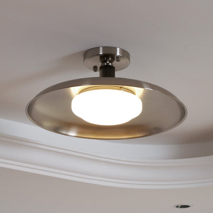 Plafonnier rond extra-large affleurant
