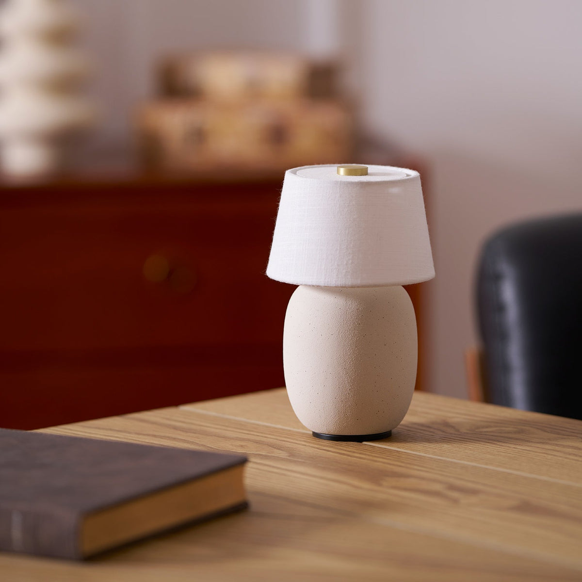 Lampe de table scandinave Halvorn en céramique