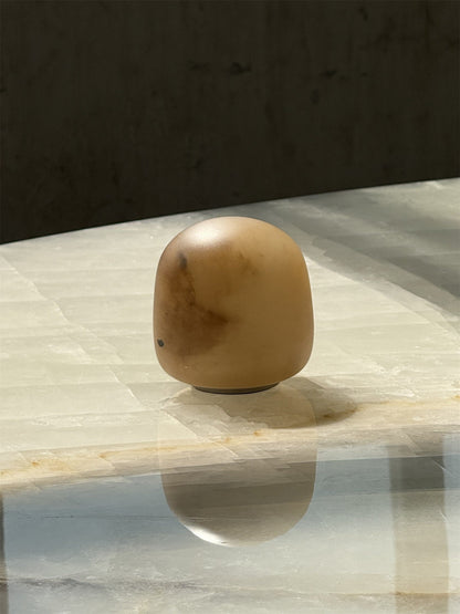 Lampe de table minimaliste en albâtre Alvane