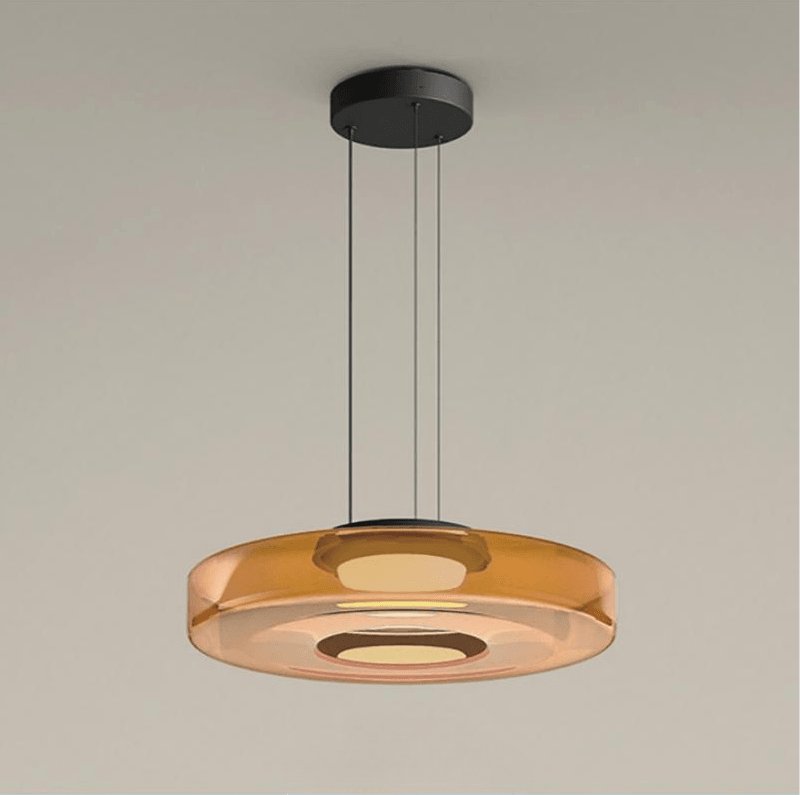 Suspension à disques en verre superposés