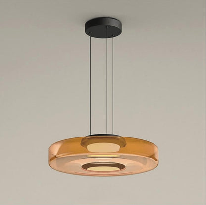 Suspension à disques en verre superposés