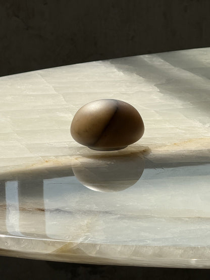 Lampe de table minimaliste en albâtre Alvane