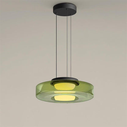 Suspension à disques en verre superposés