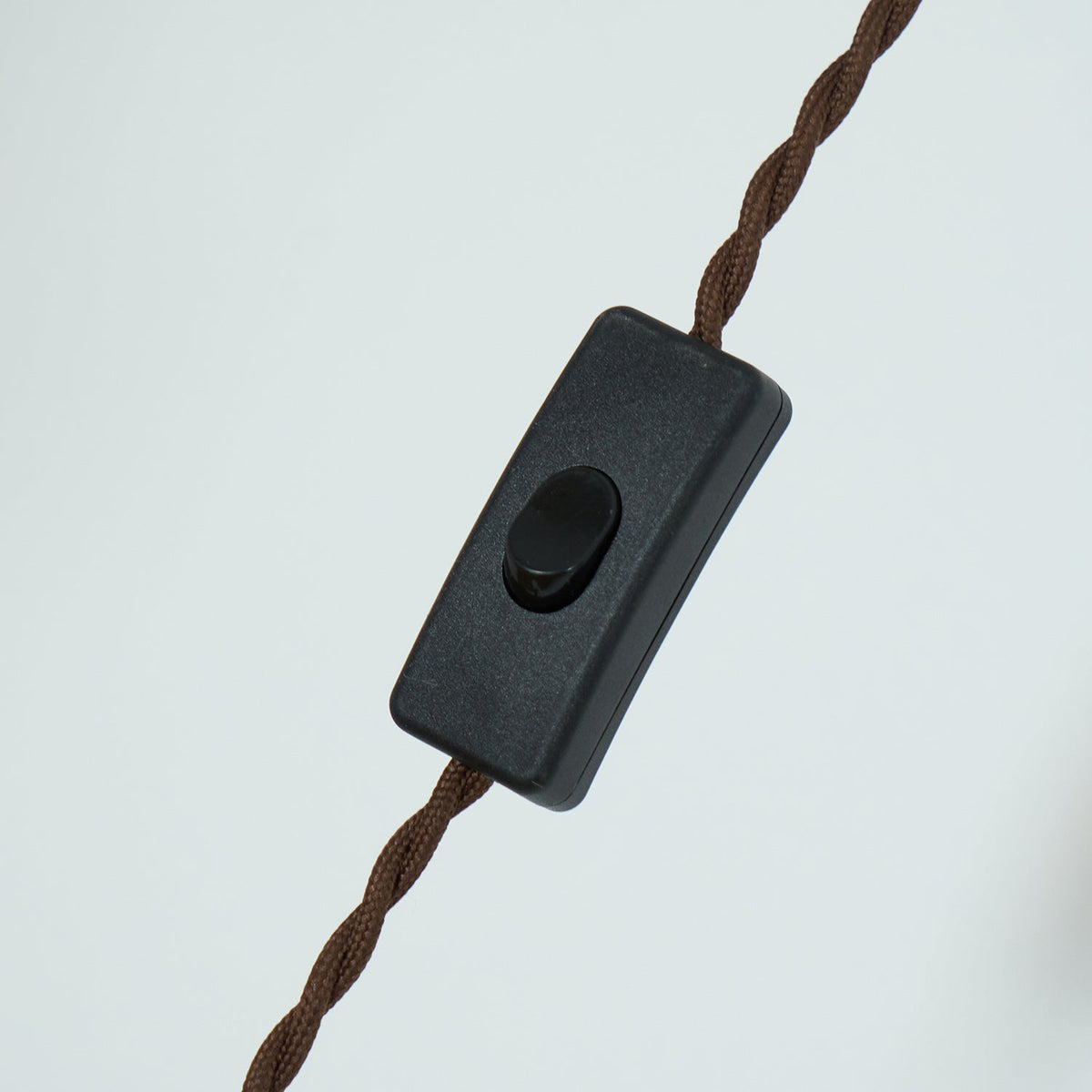 Suspension à brancher en verre ambré