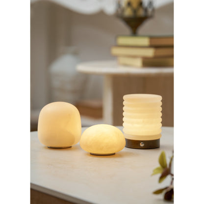 Lampe de table minimaliste en albâtre Alvane