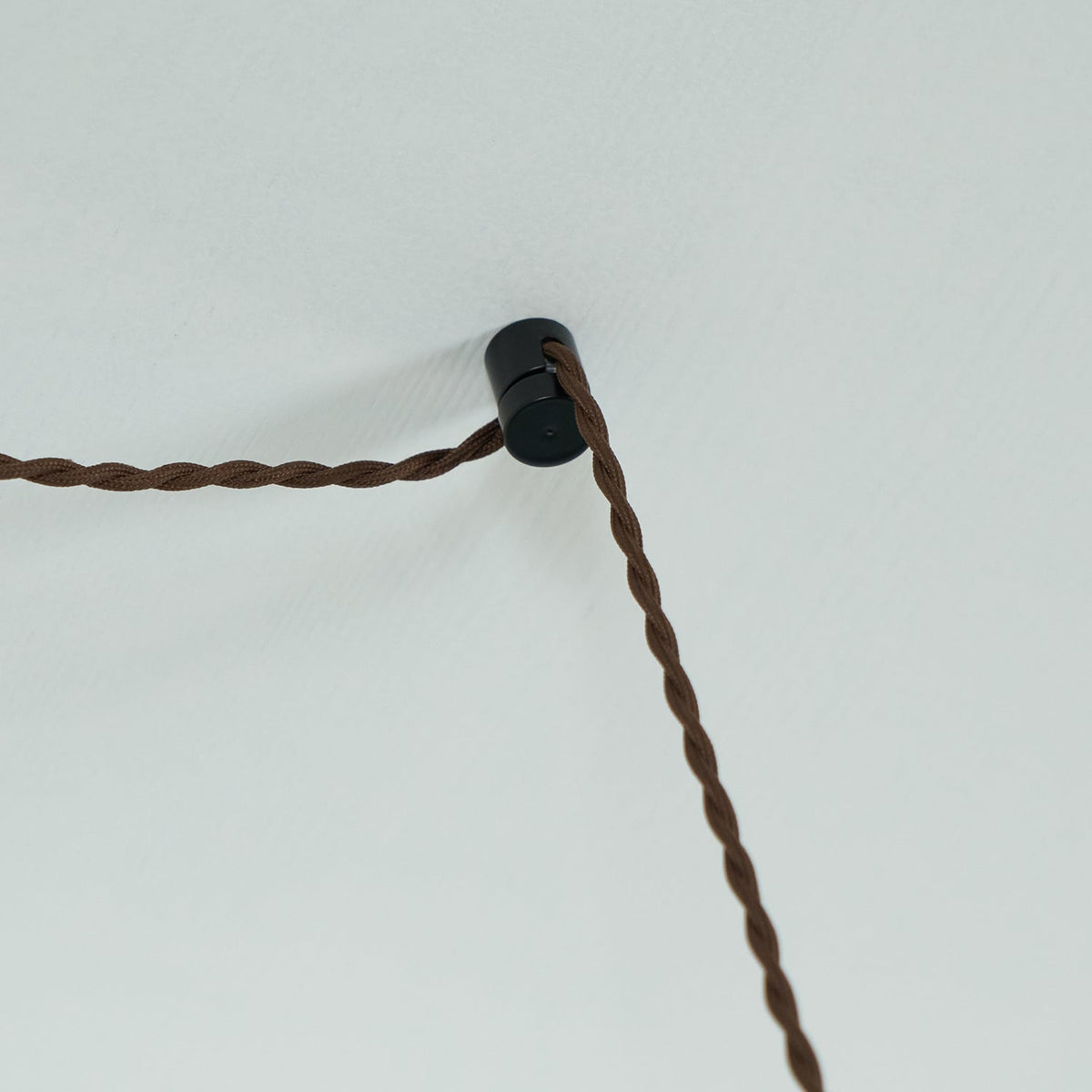 Suspension à brancher en verre ambré