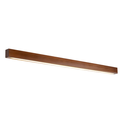 Applique murale linéaire fine en bois
