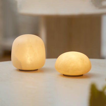 Lampe de table minimaliste en albâtre Alvane