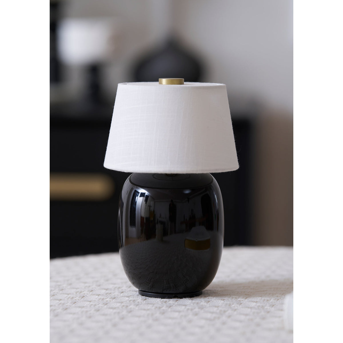 Lampe de table scandinave Halvorn en céramique
