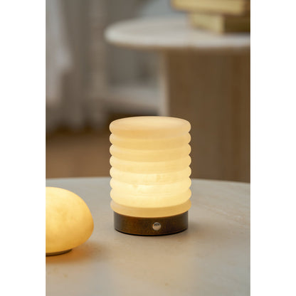 Lampe de table minimaliste en albâtre Alvane