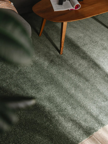 Tapis moderne lavable à poils longs