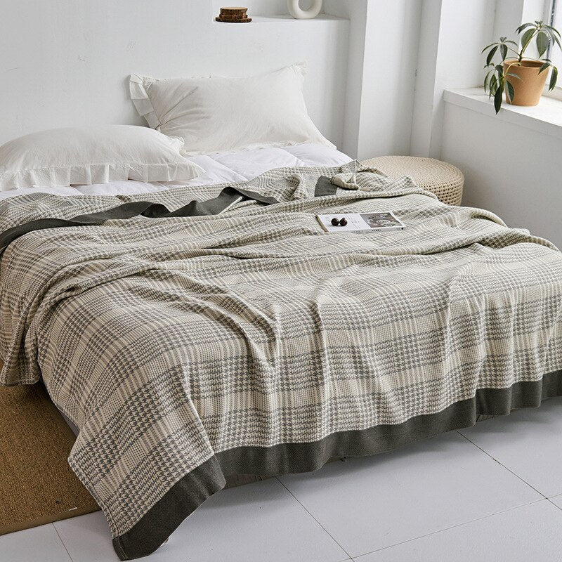 Couverture en coton de qualité supérieure au design élégant
