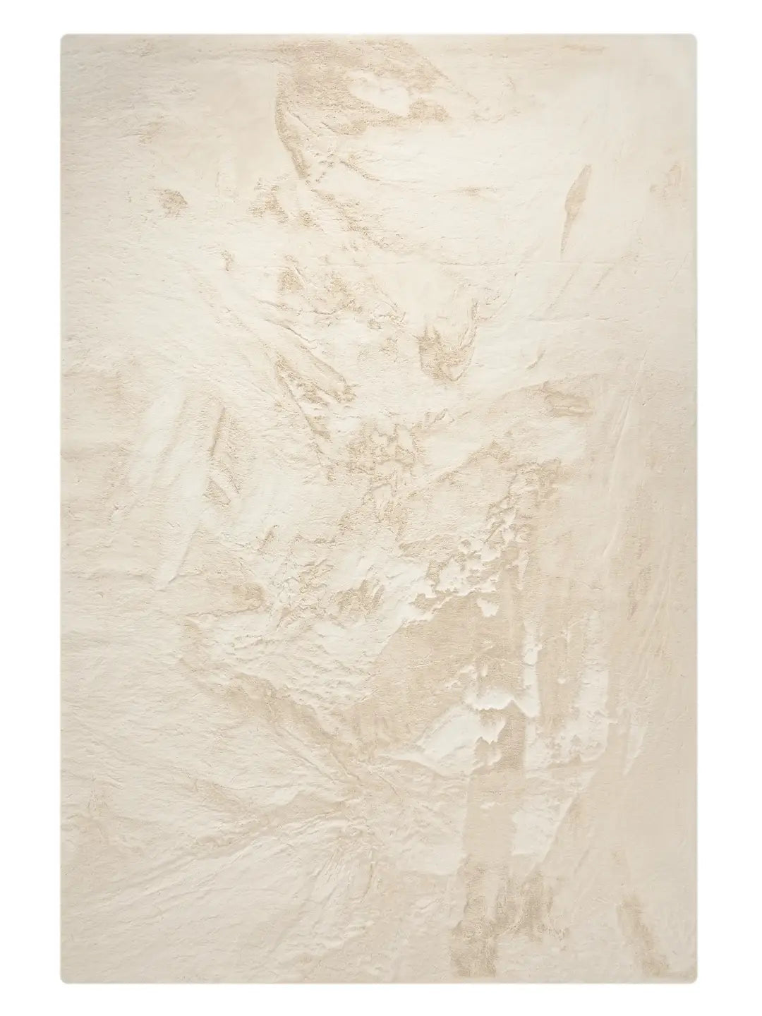 Tapis en fausse fourrure lavable