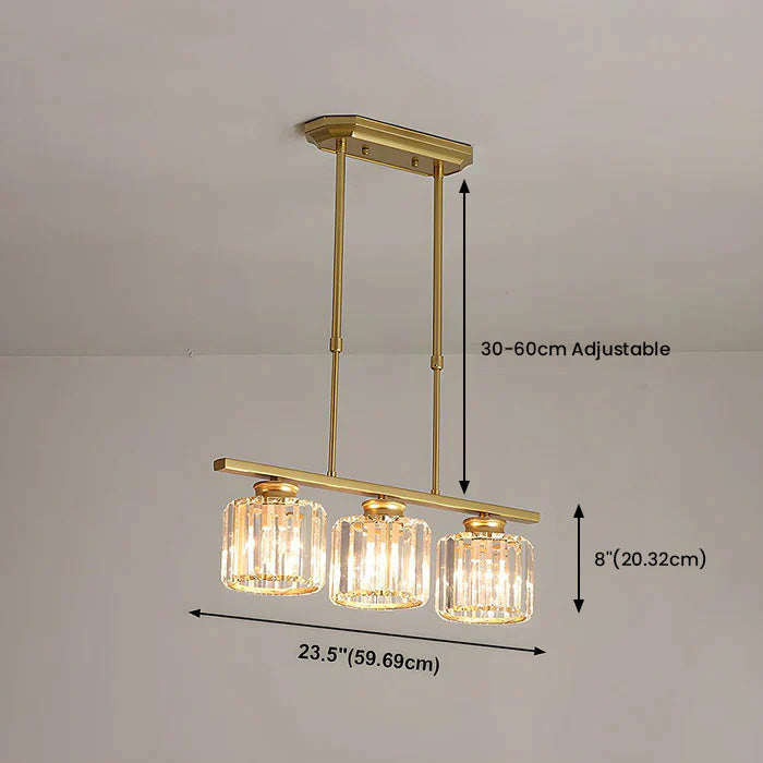 Lustre moderne à cadre en arc