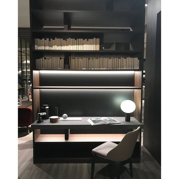 Lampe de table à globe de verre