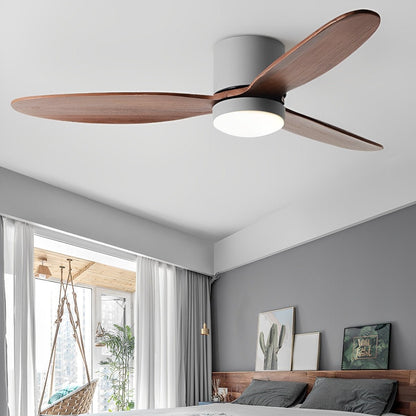 Ventilateur de plafond LED moderne à profil bas avec lumière