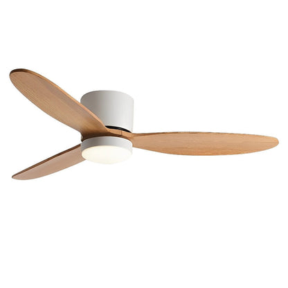 Ventilateur de plafond LED moderne à profil bas avec lumière