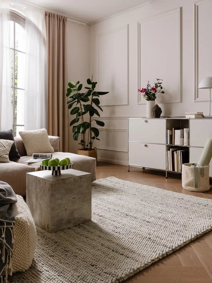 Tapis en laine tissé main Bubble