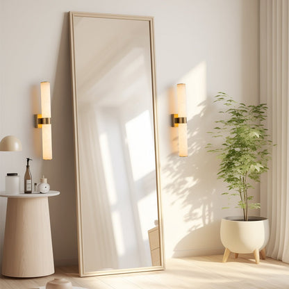 Applique murale LED moderne en albâtre