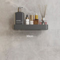 Étagère de salle de bain grise moderne