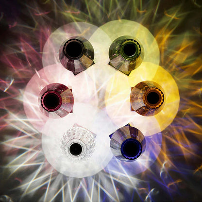 Lampe de table à DEL aspect cristal