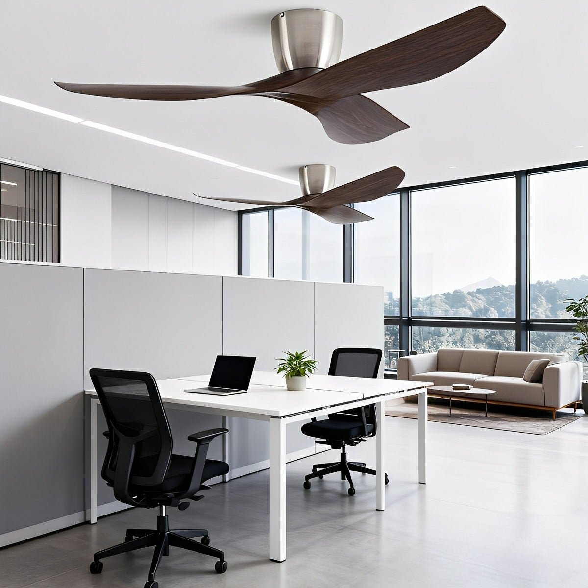 Ventilateur de plafond à moteur à courant continu moderne