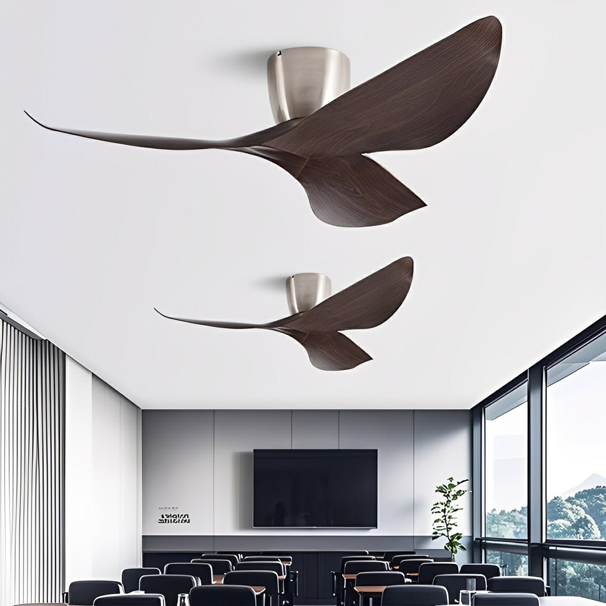 Ventilateur de plafond à moteur à courant continu moderne