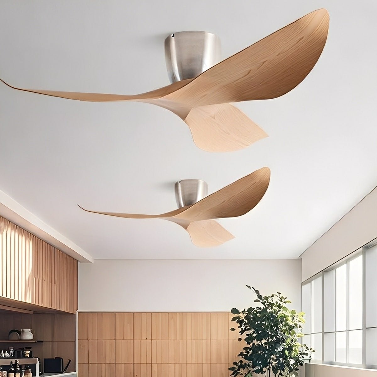 Ventilateur de plafond à moteur à courant continu moderne