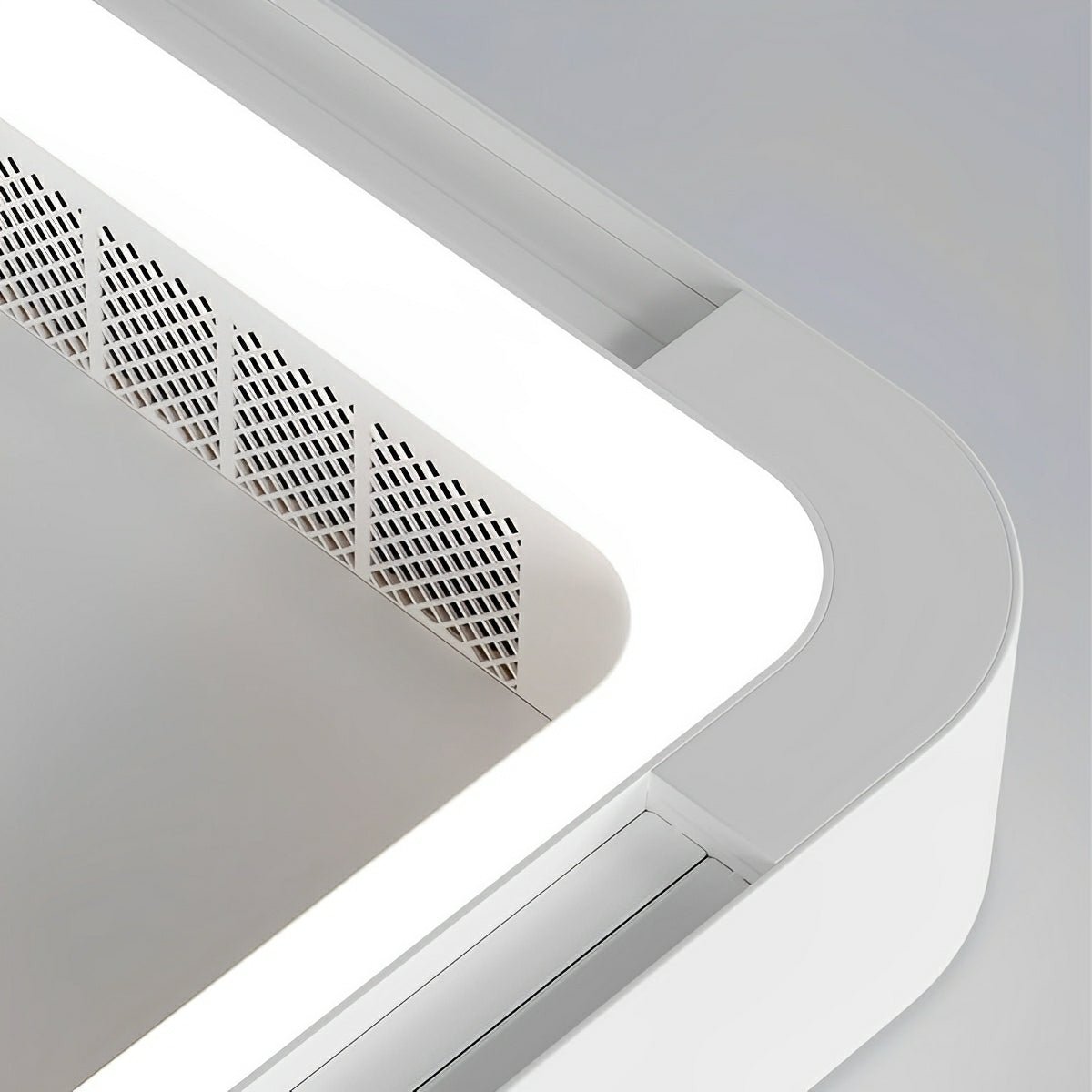 Ventilateur de plafond moderne sans pales avec lumière LED
