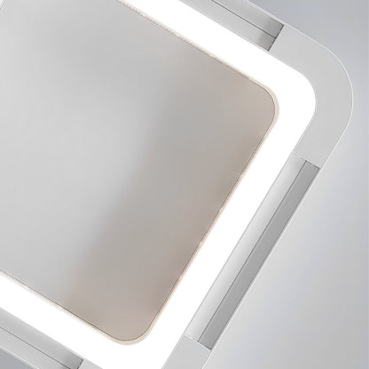Ventilateur de plafond moderne sans pales avec lumière LED
