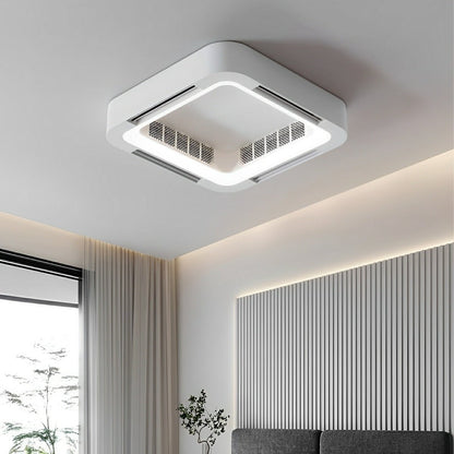 Ventilateur de plafond moderne sans pales avec lumière LED