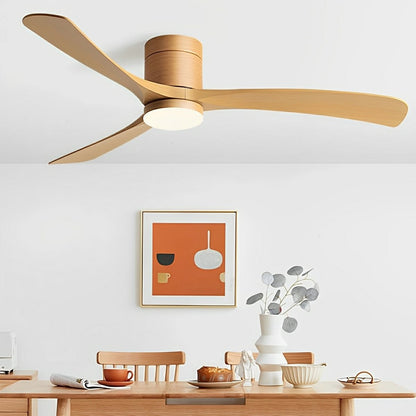 Ventilateur de plafond LED nordique moderne