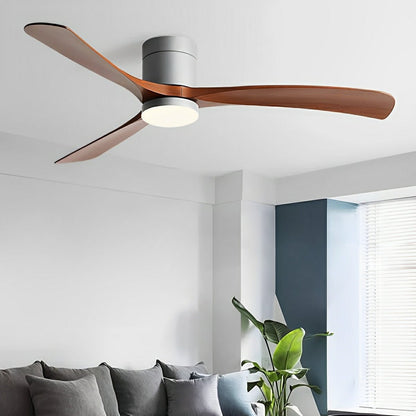 Ventilateur de plafond LED nordique moderne