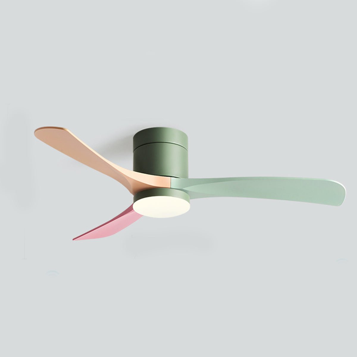 Ventilateur de plafond LED nordique moderne