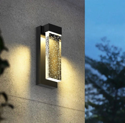 Applique murale extérieure LED Bubble Crystal
