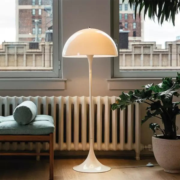 Lampe sur pied champignon moderne