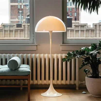Lampe sur pied champignon moderne
