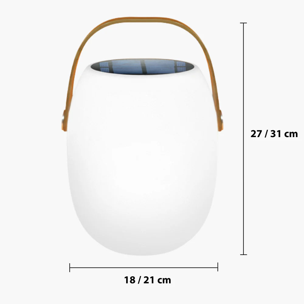 Lampe solaire portable pour patio