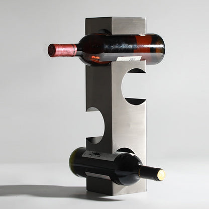 Elegantes Metall-Weinregal für den Tisch-Aster Selection