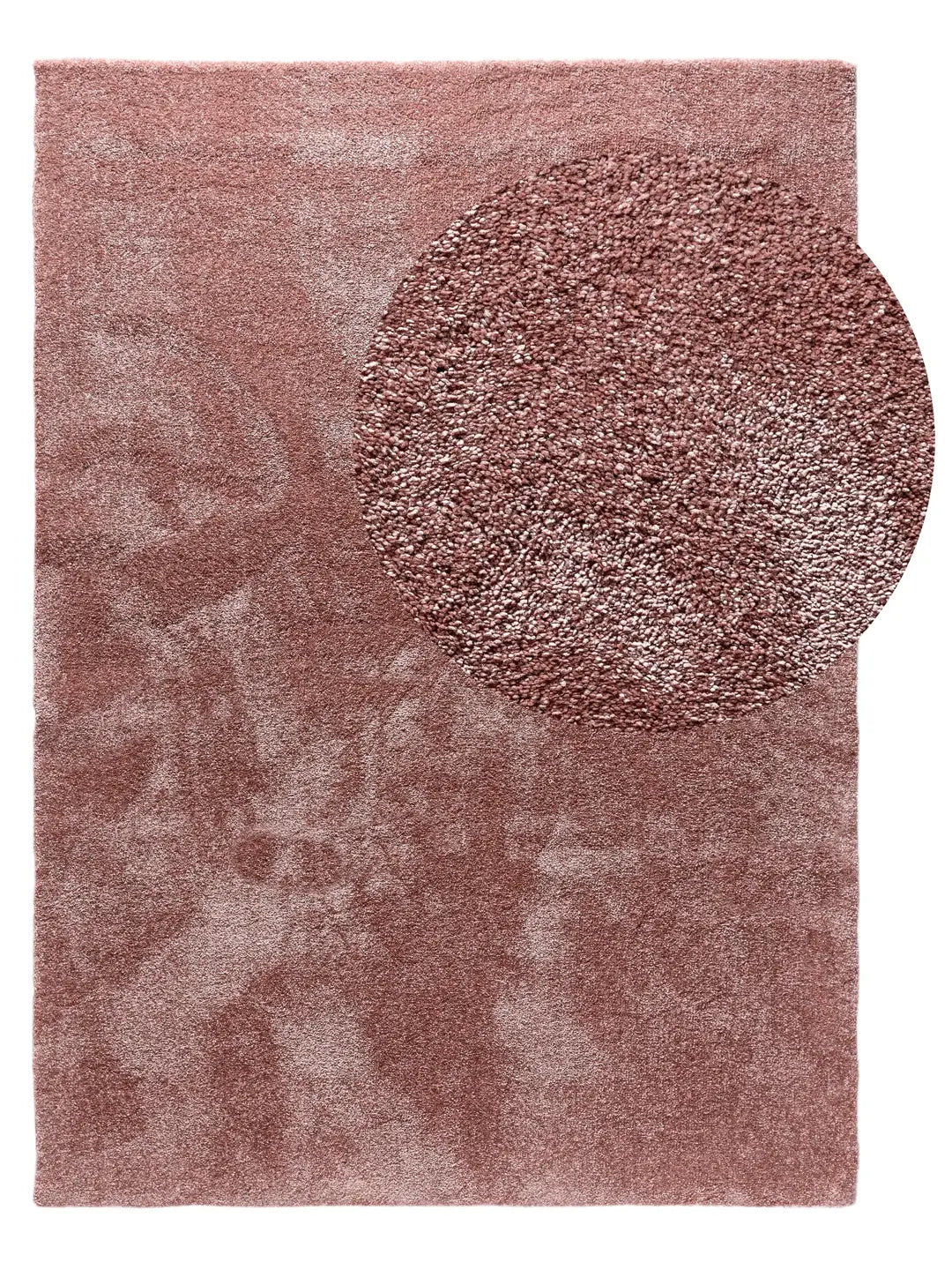 Tapis moderne lavable à poils longs