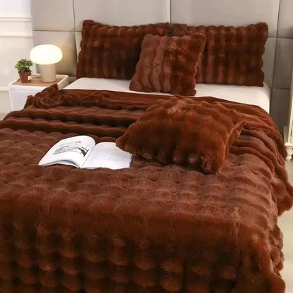 Couverture d'hiver moelleuse pour le confort