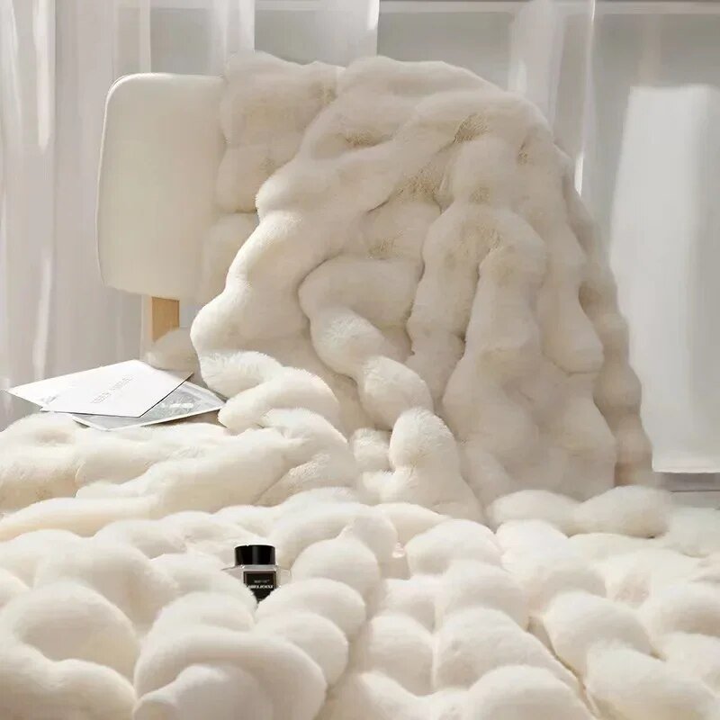 Couverture d'hiver moelleuse pour le confort