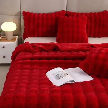 Couverture d'hiver moelleuse pour le confort